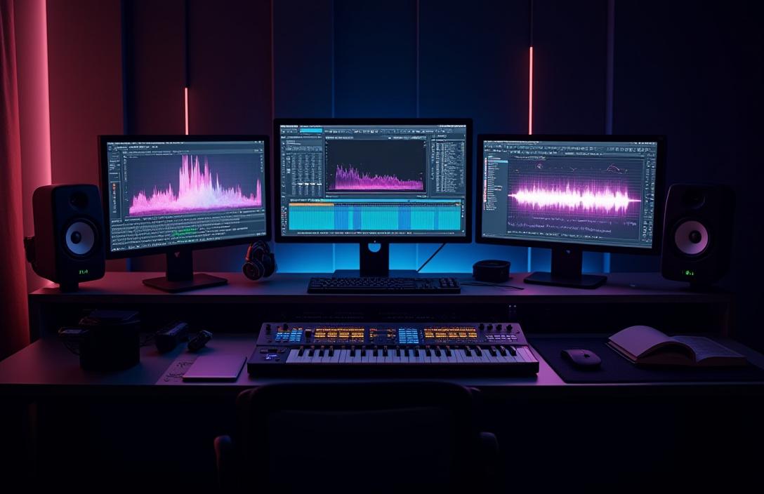 Producer workstation with asset packs